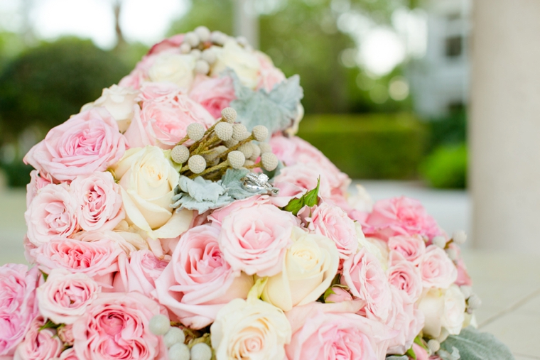 An Elegant Blush and Gold Wedding via TheELD.com