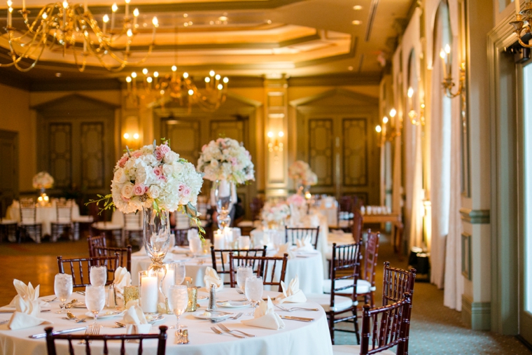 An Elegant Blush and Gold Wedding via TheELD.com