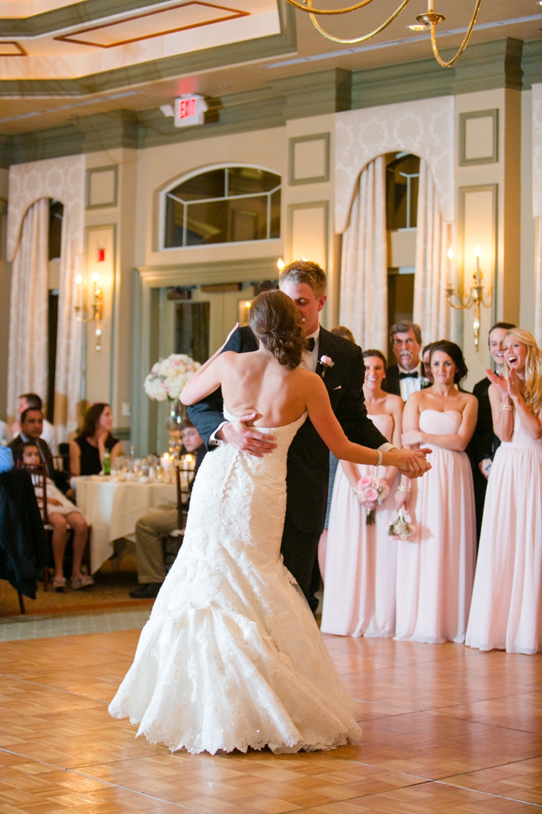 An Elegant Blush and Gold Wedding via TheELD.com