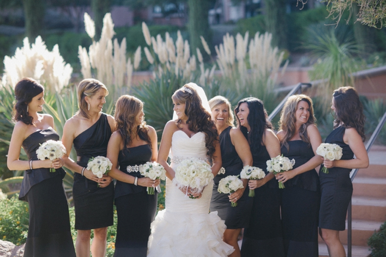 A Glamorous Black and White Wedding via TheELD.com