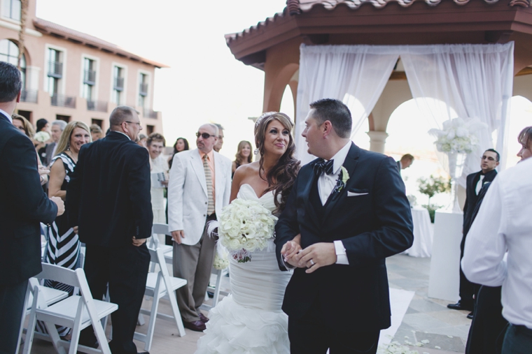 A Glamorous Black and White Wedding via TheELD.com