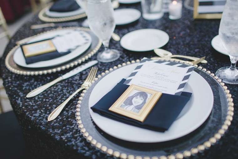 A Glamorous Black and White Wedding via TheELD.com