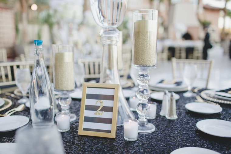 A Glamorous Black and White Wedding via TheELD.com