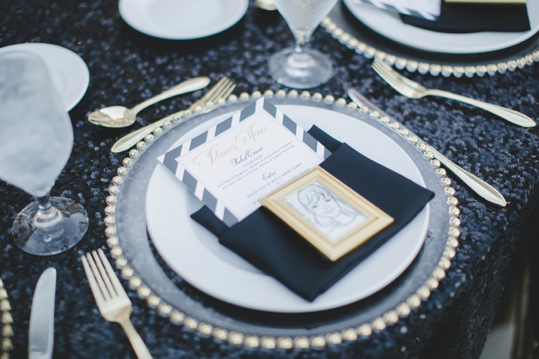 A Glamorous Black and White Wedding via TheELD.com