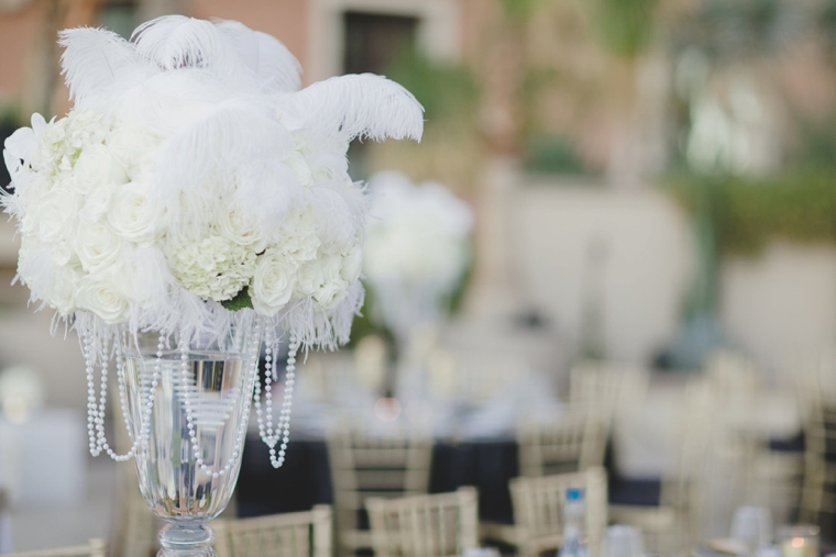 A Glamorous Black and White Wedding via TheELD.com