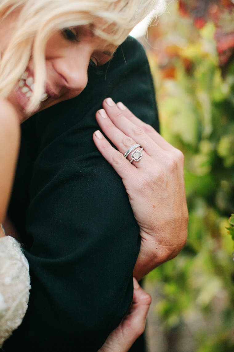 A Marsala & Gold Backyard Fall Wedding via TheELD.com