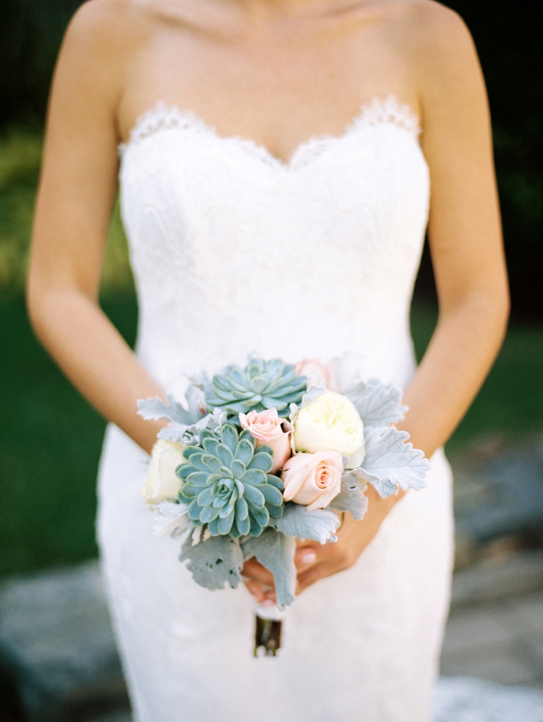 A Classic Pink & Sage Maine Wedding via TheELD.com