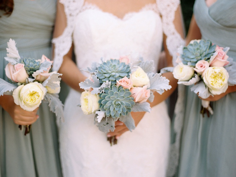 A Classic Pink & Sage Maine Wedding via TheELD.com