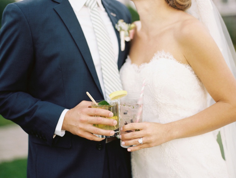 A Classic Pink & Sage Maine Wedding via TheELD.com