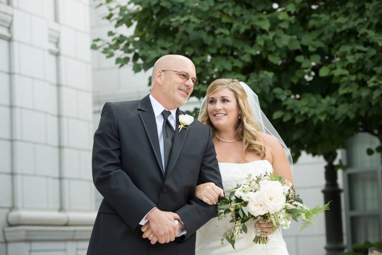 A Timeless, Elegant Black and White Wedding via TheELD.com