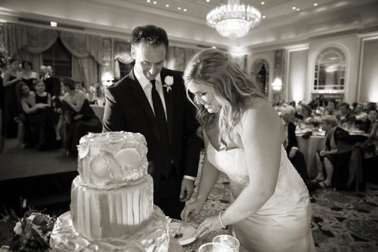 A Timeless, Elegant Black and White Wedding via TheELD.com