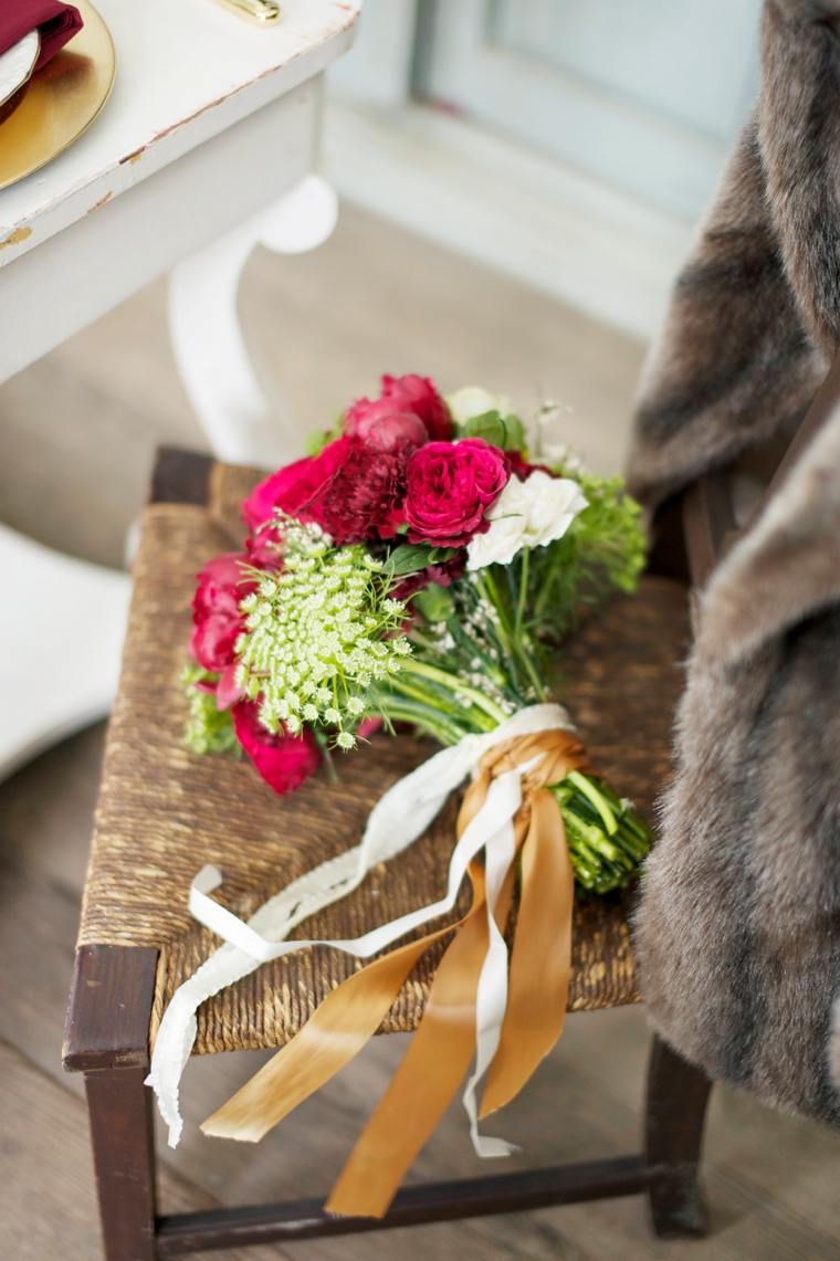 Bold Elegant Red and Green Wedding Ideas via TheELD.com