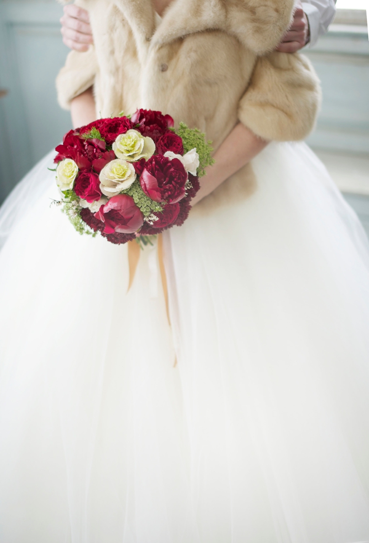 Bold Elegant Red and Green Wedding Ideas via TheELD.com