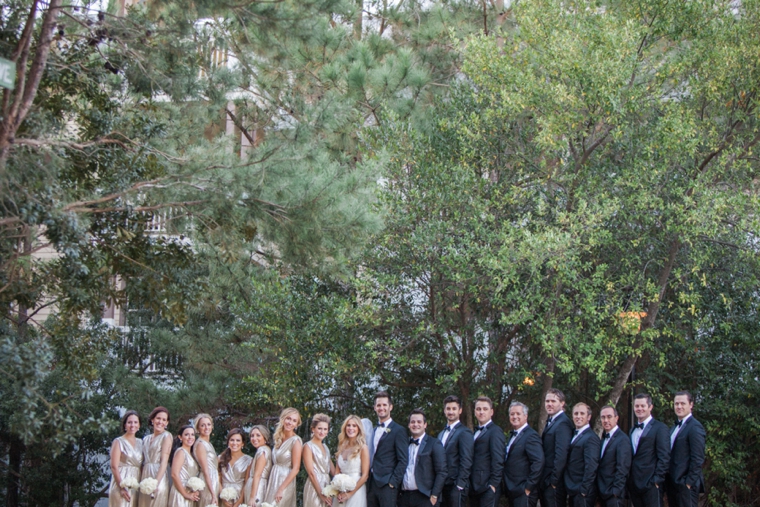 A Glamorous White and Gold Wedding via TheELD.com