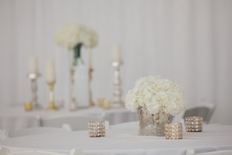 A Glamorous White and Gold Wedding via TheELD.com