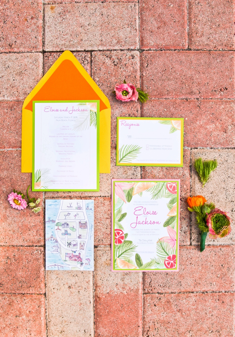 Fun & Colorful Lilly Pulitzer Wedding Ideas via TheELD.com