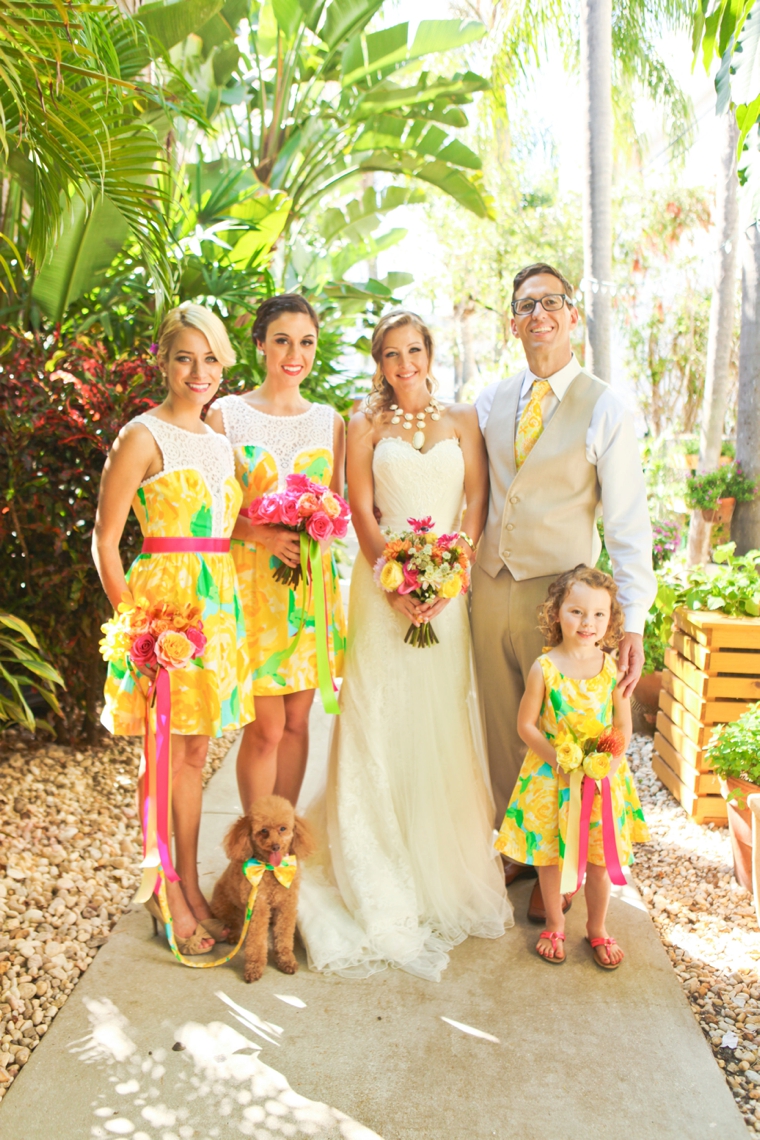 Fun & Colorful Lilly Pulitzer Wedding Ideas via TheELD.com