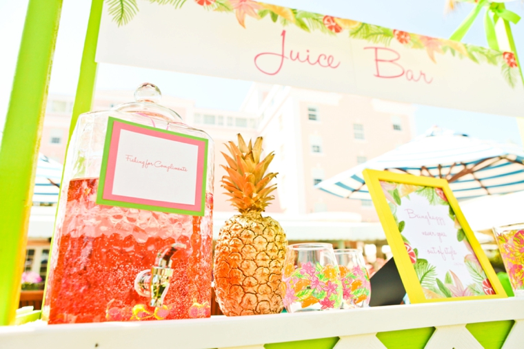 Fun & Colorful Lilly Pulitzer Wedding Ideas via TheELD.com