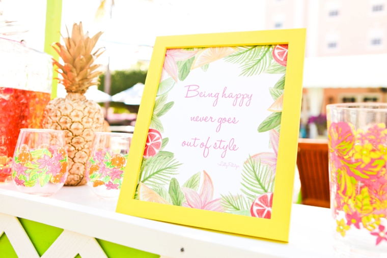 Fun & Colorful Lilly Pulitzer Wedding Ideas via TheELD.com