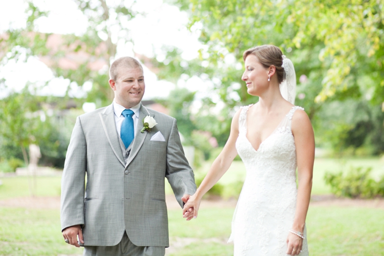 A Romantic Pink and Blue Wedding via TheELD.com