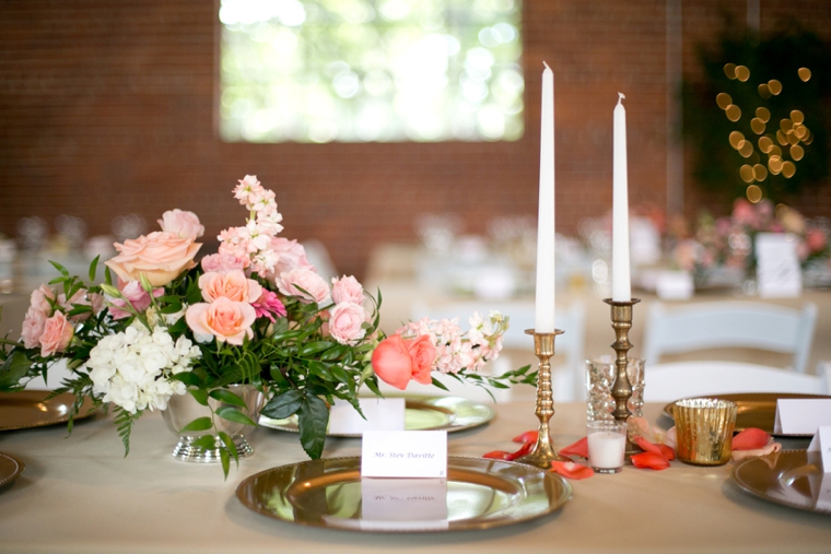 A Romantic Pink and Blue Wedding via TheELD.com