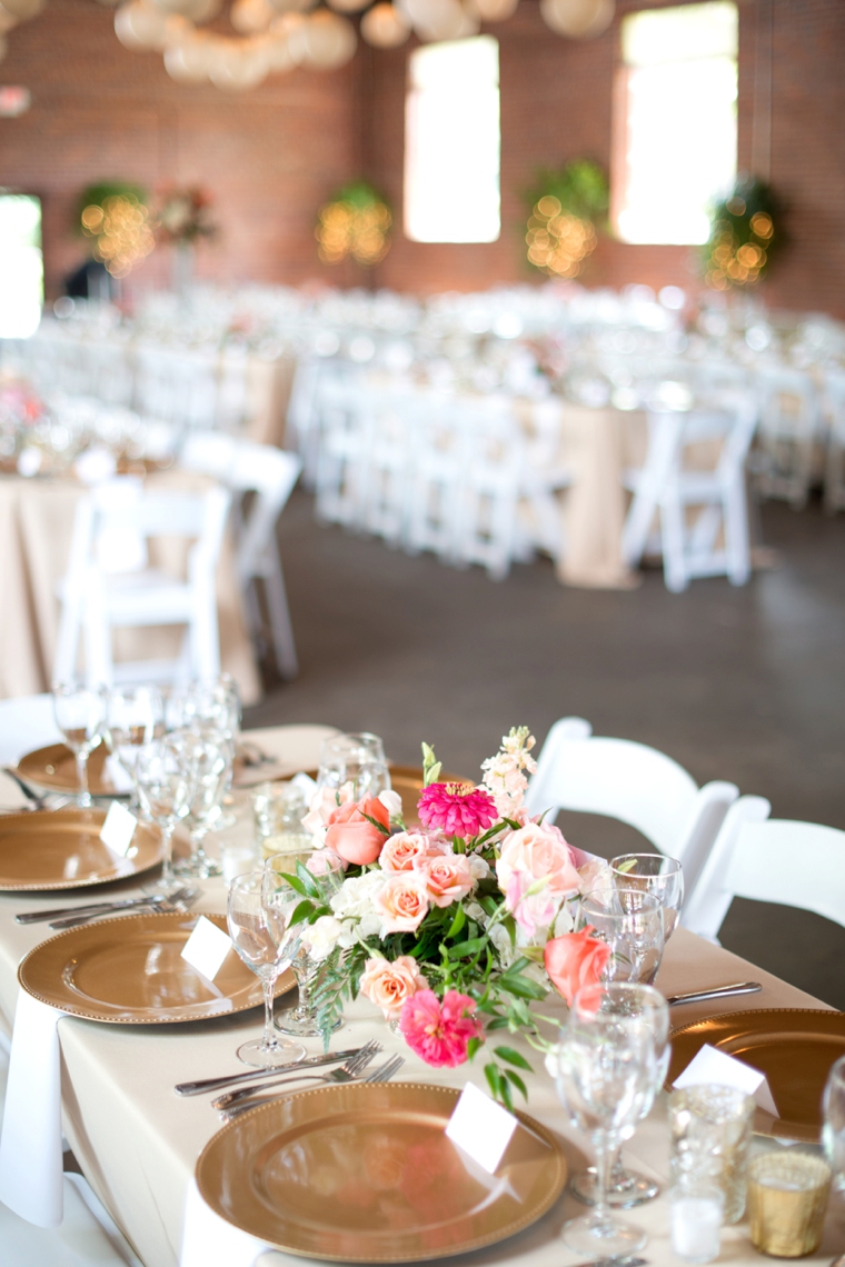 A Romantic Pink and Blue Wedding via TheELD.com