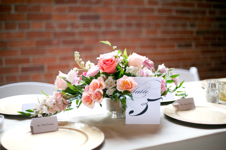 A Romantic Pink and Blue Wedding via TheELD.com