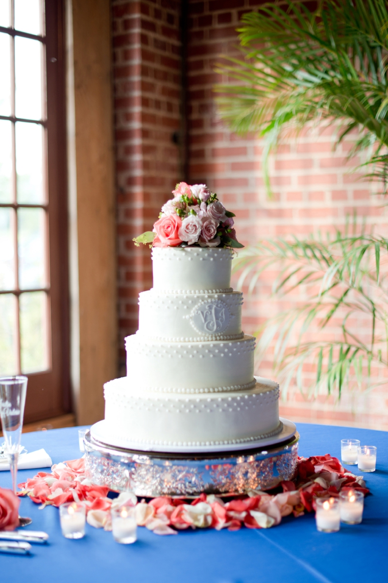 A Romantic Pink and Blue Wedding via TheELD.com