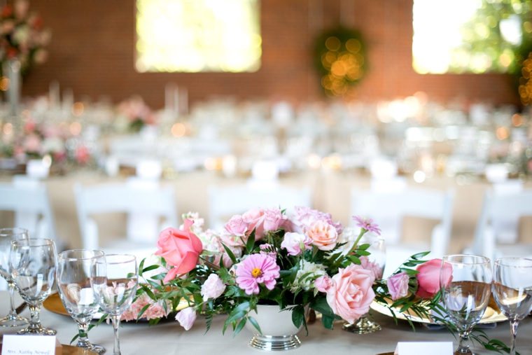 A Romantic Pink and Blue Wedding via TheELD.com