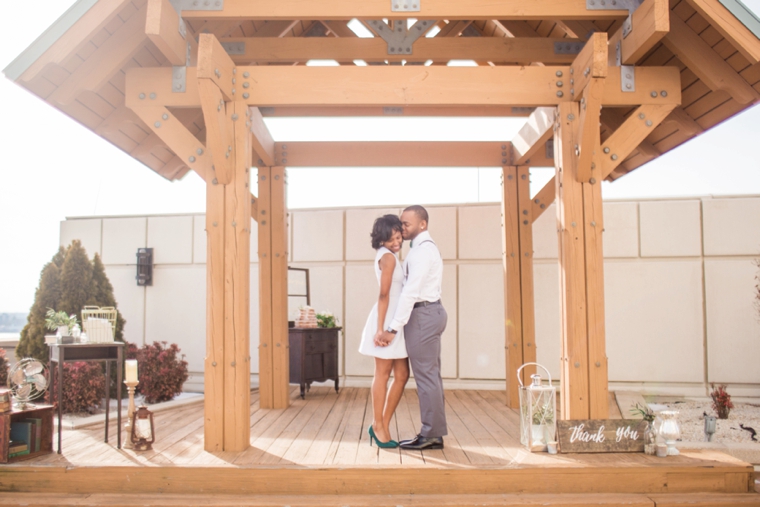 Urban Rooftop Wedding Inspiration via TheELD.com
