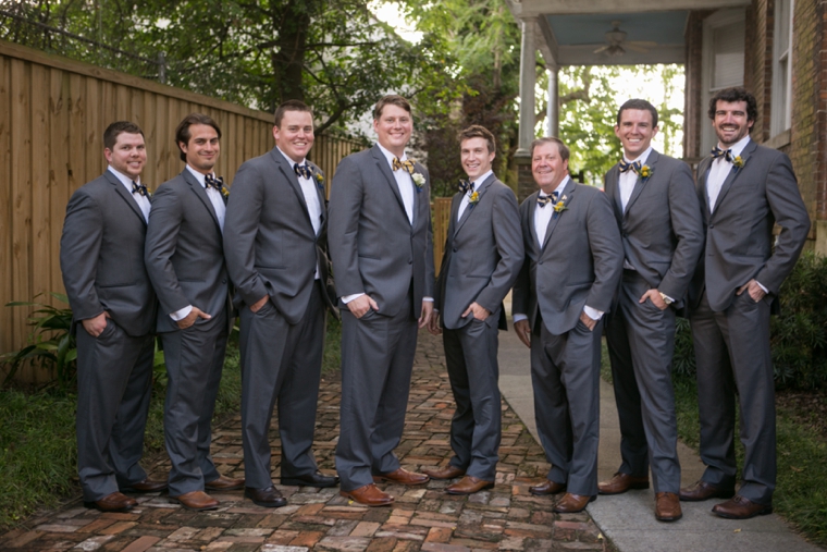 A Navy and Yellow North Carolina Wedding via TheELD.com