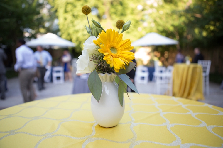 A Navy and Yellow North Carolina Wedding via TheELD.com