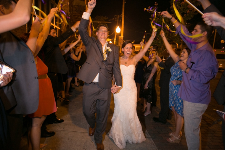 A Navy and Yellow North Carolina Wedding via TheELD.com