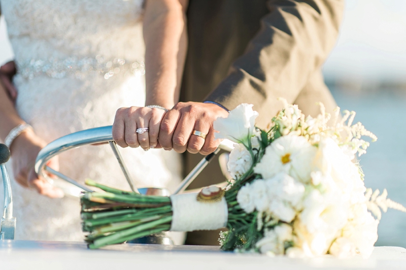 A Navy and Gold North Carolina Wedding via TheELD.com