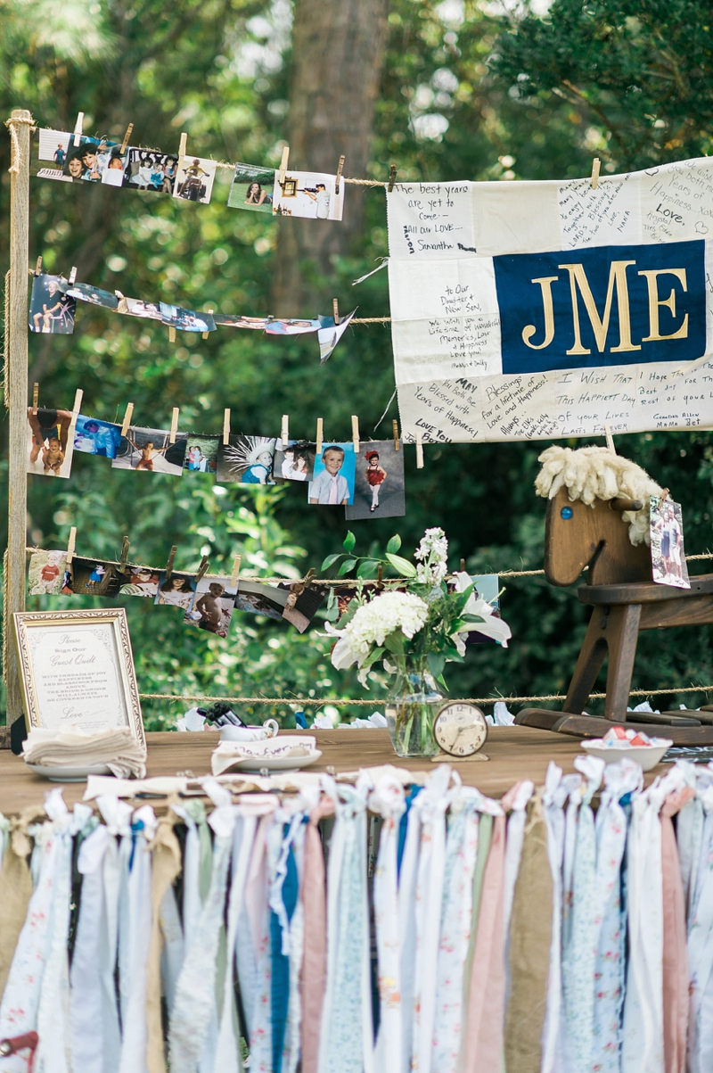 A Navy and Gold North Carolina Wedding via TheELD.com