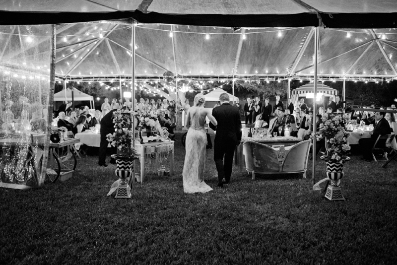 A Vintage Glam New Years Eve Wedding via TheELD.com