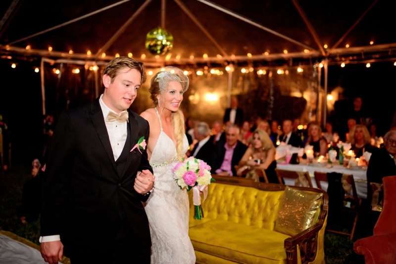 A Vintage Glam New Years Eve Wedding via TheELD.com