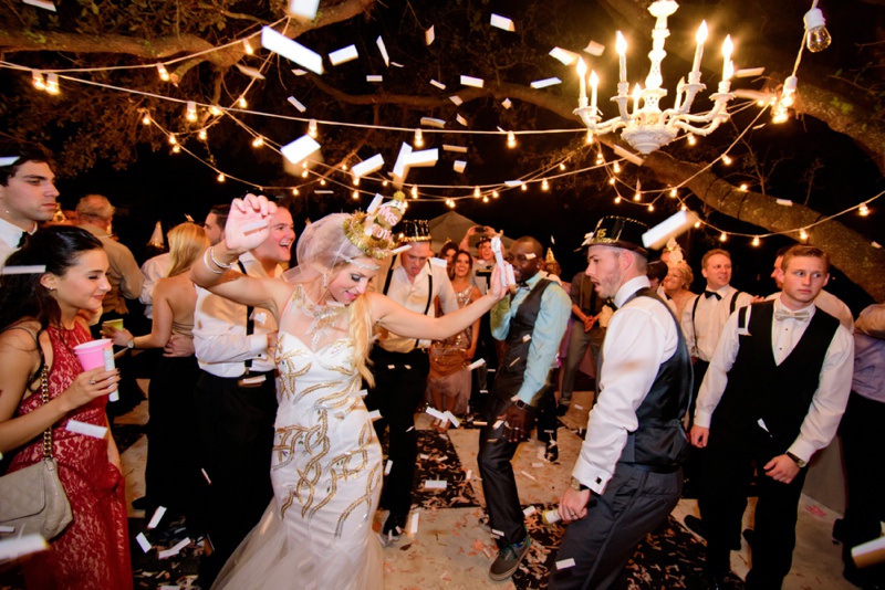 A Vintage Glam New Years Eve Wedding via TheELD.com