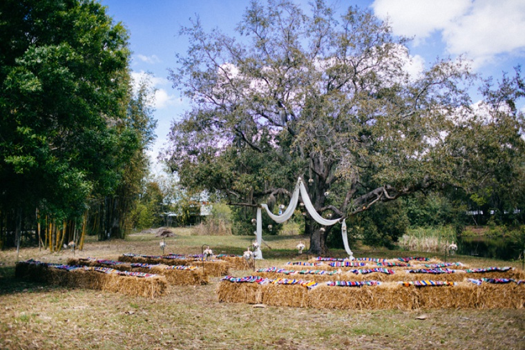 A Boho & Eclectic Backyard Wedding via TheELD.com