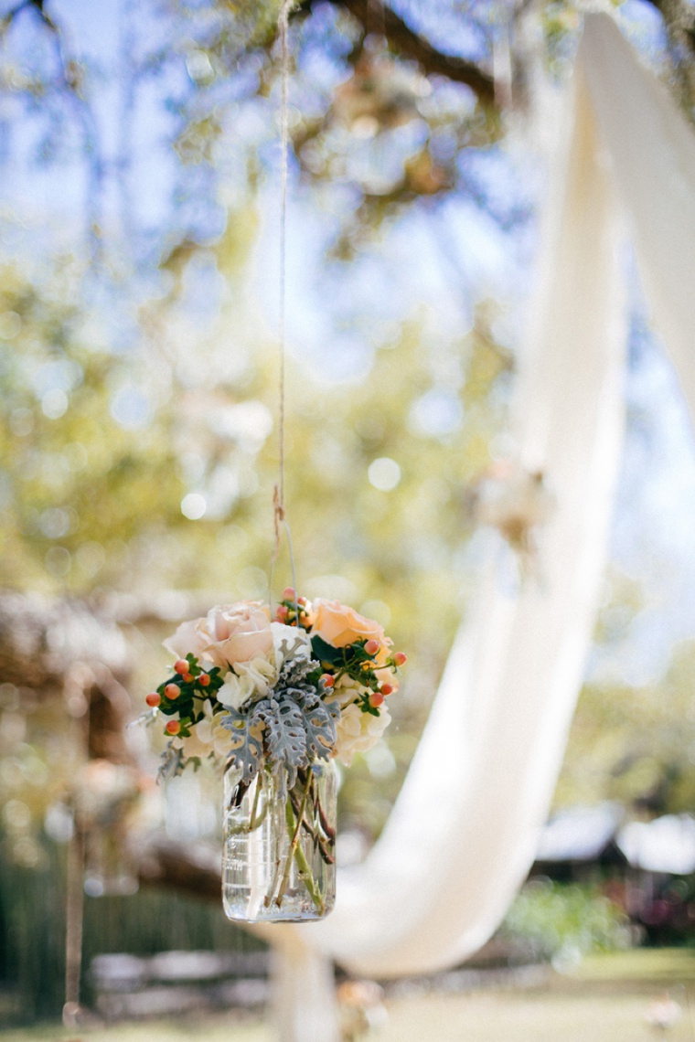 A Boho & Eclectic Backyard Wedding via TheELD.com