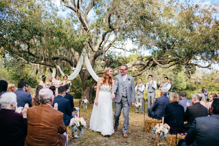 A Boho & Eclectic Backyard Wedding via TheELD.com