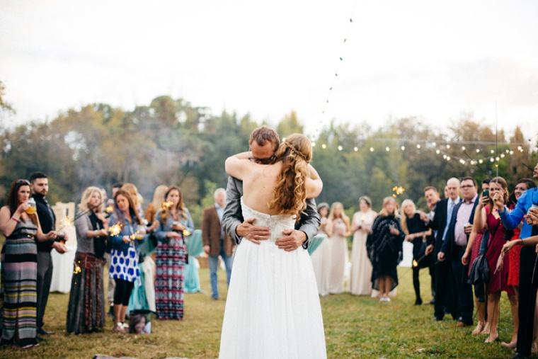 A Boho & Eclectic Backyard Wedding via TheELD.com