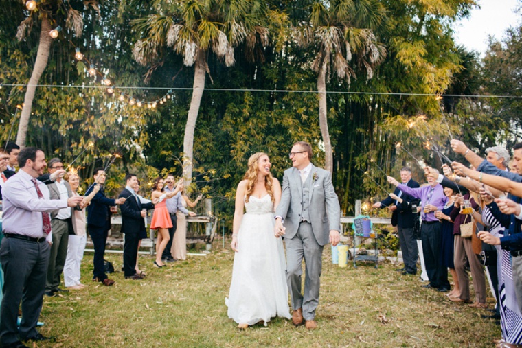 A Boho & Eclectic Backyard Wedding via TheELD.com