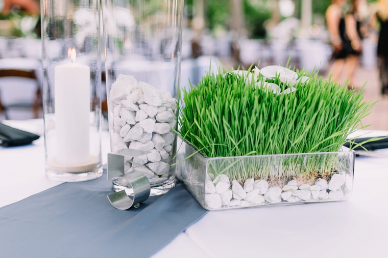 Modern Chic Green & White Wedding via TheELD.com