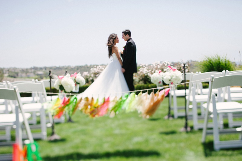 Eclectic & Chic Neon Wedding Ideas via TheELD.com