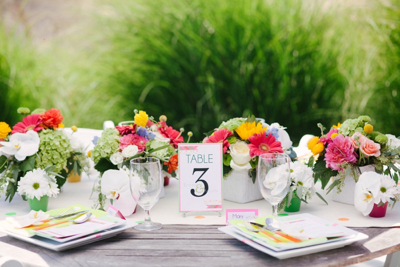 Eclectic & Chic Neon Wedding Ideas via TheELD.com