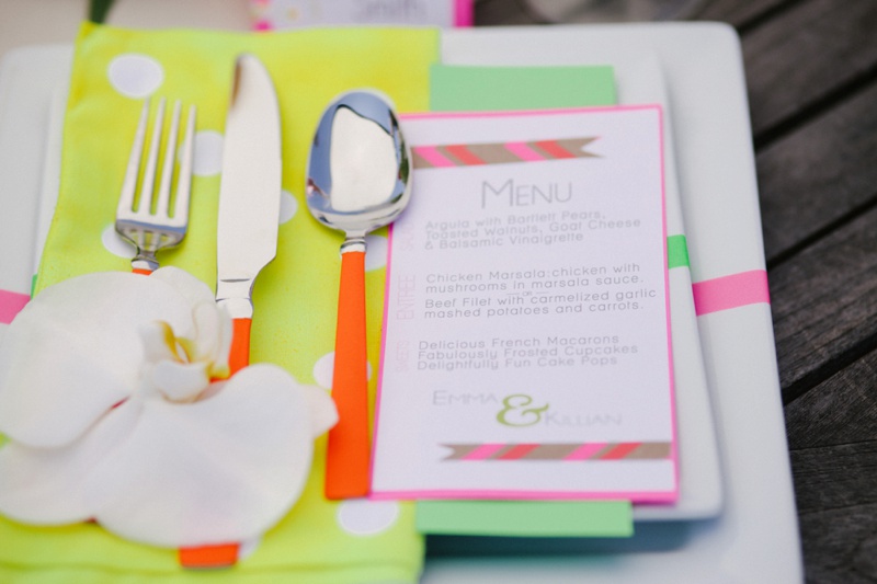 Eclectic & Chic Neon Wedding Ideas via TheELD.com