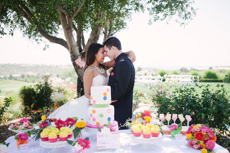 Eclectic & Chic Neon Wedding Ideas via TheELD.com