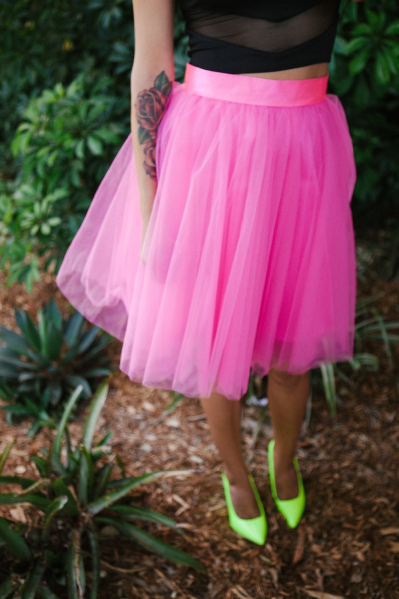 Eclectic & Chic Neon Wedding Ideas via TheELD.com