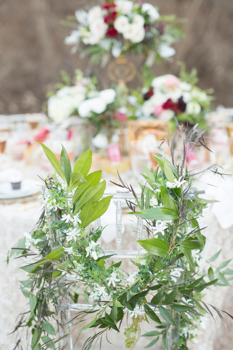 Romantic Blush, Marsala and Gold Wedding Ideas via TheELD.com